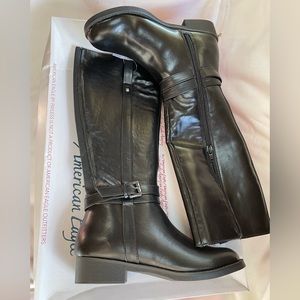 NIB American eagle tall black boots wms sz 5.